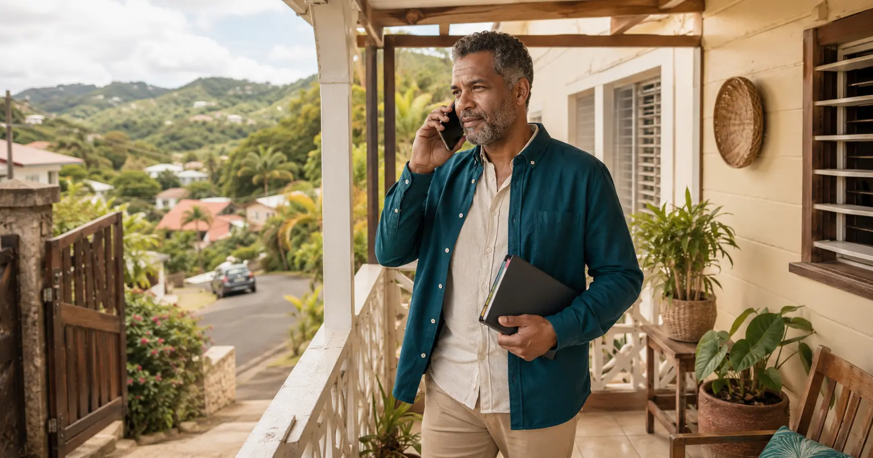 Coordinateur local Novaelle confirmant un rendez-vous depuis une commune de Martinique